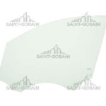 LEFT FRONT DOOR GLASS GREEN (2 HOLE) - SEKURIT